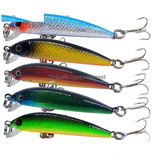 Lures de pêche à la minamme Crankbaits réglage des almans