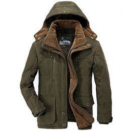 Minus 40 graden Winterjas Mannen Thicken Warm Katoen Gevoerd Jassen Heren Hooded Windbreaker Parka Plus Size 5XL 6XL Jassen 210811