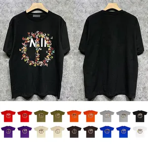 MIR camiseta para hombre ropa de diseñador verano mujer camiseta color apliques estampado de corona manga corta prenda de algodón versátil hip hop ropa suelta