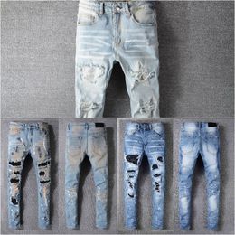 Miri Jeans Mens Pant Denim Purple Jeans Designer Jeans Jeans Men Shirts For Men Youth Jeans Cool Style Disond France Fashion Pierre Zipper Straitement Fly Skinny Yu