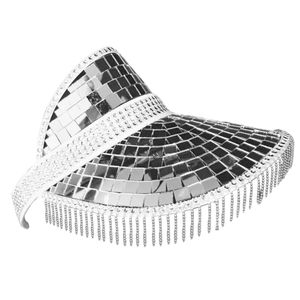 Mirror Disco Bucket Hat Full Sequin Disco Ball Hoeden voor DJ Club Bar Unisex Disco Ball Festival Visor Beach Fisherman Hat