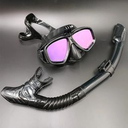 Snorkel de lente espejo juego equipado con gopro sented bucle mascarilla anti antiniebla equipos de natación estilo para mujer 240430