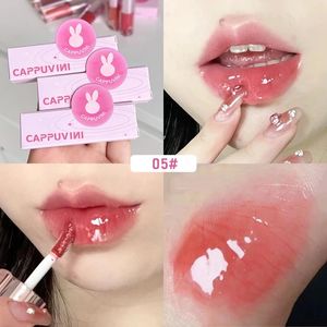 Spiegel lipgloss hydraterende lipgloss waterdicht en langdurige transparante jelly vloeibare mond rode lip make-up cosmetica