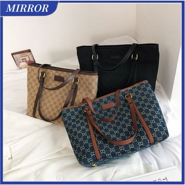 Miroir Luxury Sac de luxe Femme Coréen Amosphérique Hands Sac à main de grande capacité Sacles à main de mode One épaule sacs prêts