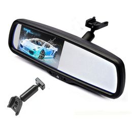Support de moniteur de caméra de vue avant arrière de voiture de montage de miroir Auto Brighenss Gradation TFT LCD pour la série LEXUS