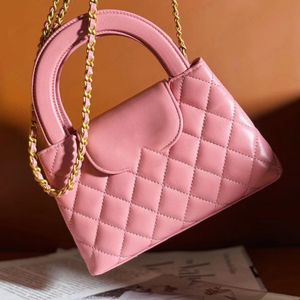 Mirror Quality 10A Tote Calfskin Handbag Mini Chain Handbags 19cm Diamond Tice Evening Sac Lady Designer Wallet S