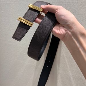 Ceinture de qualité miroir pour hommes Ceinture de designer Top qualité en cuir véritable Ceintures pour hommes Marron Or Argent Boucle en acier 38mm Mode Ceintures officielles pour hommes avec boîte