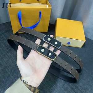 Mirror Quality Belts for Women Designer Cintura Ceinture Echt lederen doos 2.5 cm Fashion Buckle