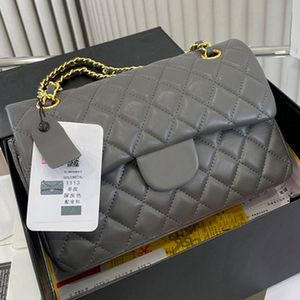 Spiegel Kwaliteit Klassieke Caviar Flap Bag Designer Vrouwen Cross Body Bags Luxe Ontwerpers Schouder Handtas 25.5 cm met Doos