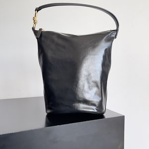 Miroir qualité Designer Hobo sac à bandoulière fermeture éclair en cuir sac à main mode femmes sacs seau en cuir de veau noir rouge grand espace fourre-tout