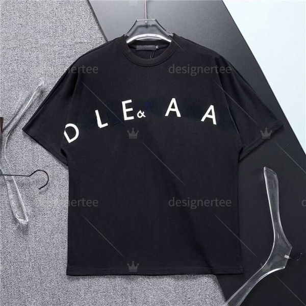 T-shirt de concepteur de qualité miroir hommes sweat-shirt imprimé en 3D T-shirt à manches courtes hommes femmes col rond polo pull chemise été coton t-shirts 5xl