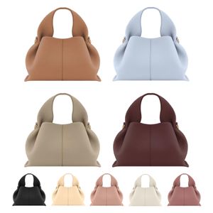 Calidad de espejo Número Nube Pochette Bolsa de lujo para mujer Hombre Cartera Hombro Blanco Diseñador Bolso Tote Monedero Asa superior Cuero real Crossbody Embrague Bolsas de mano