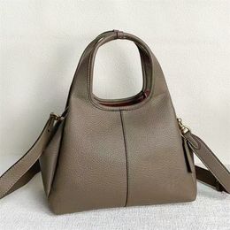 Mirror Quality Vintage Hadley Willow Bucket Bag Luxurys Handtas Pochette Mens Leather Designer Crossbody Tas
