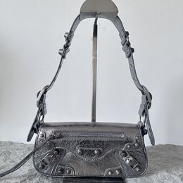 Spiegelkwaliteit Dames Le Cagole Xs Sling Bag Roze Zwart Arena Lamsleer Designer Schoudertassen Vintage Zilveren hardware Dame Bruiloft Portemonnee met Doos