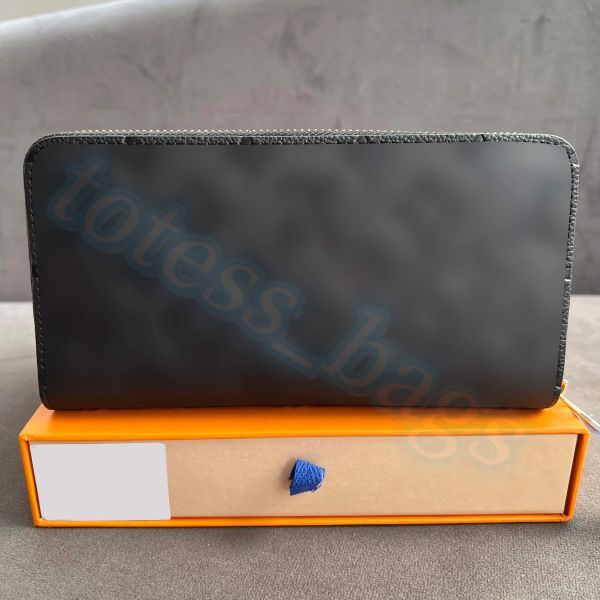 Diseñador de alta calidad Clemence Key Wallets Monederos Monederos M42616 N61264 Hombres de lujo Titulares de tarjetas de pasaporte de cuero genuino Titular de la tarjeta de las mujeres Llavero con cremallera