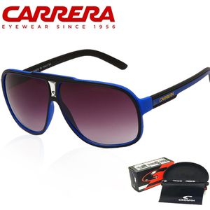 Gafas de sol de espejo para hombres Carrera Diseñador de la marca Gafas deportivas Hombre Gafas de sol de conducción UV400 Vintage Senderismo Camping Gafas cuadradas