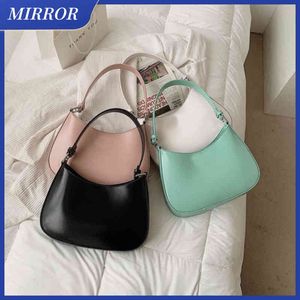 Miroir Top Quality Classic Hadies Sac Fashion Luxury Luxury Handsbag Pure Couleur Patent Le cuir Portefeuille