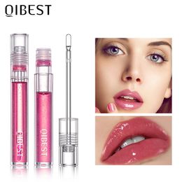 Spiegelwaterglans Shimmer Lipgloss Waterdicht Hydraterend Glitter Rood Naakt Vloeibare lippenstift Opvullende lipmake-up Cosmetisch