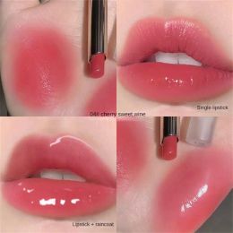 Miroir d'eau glaçage à lèvres haut brillant étanche à lèvres étanche à lèvres sexy rouge à lèvres rouge maquillage de rouge à lèvres durable