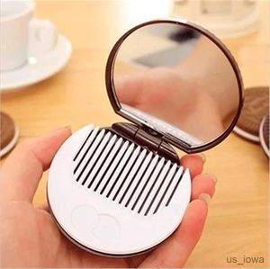 Miroirs 1pc mini miroir de maquillage rond