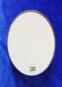 Miroirs 6 pouces de salle de bain mini miroir de maquillage rond 20X Magnification 3 aspirations de baignoires faisant up6236747