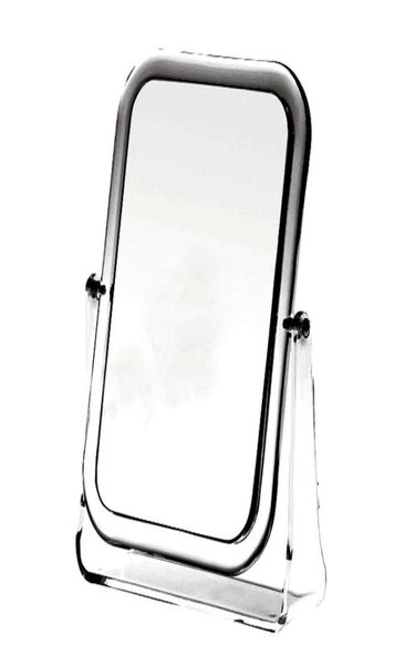 Miroirs Miroir grossissant en acrylique grossissement 1x3x Double face pivotant à 360 degrés support de miroir de vanité de rasage pour salle de bain YAC0326855500