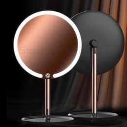 Miroirs cosmétiques miroir bureau intelligent lumière du jour beauté dressing portable lumière de remplissage avec lampe