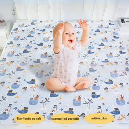 Miroirs Coton Baby Nappy Changer les plaquettes à draps lavables étanches de la nuit PADETS DE PROTECTION DES PAUTES POUR FLANT POUR LES JAUTS DE LA LIEU DES ENFANTS