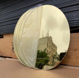 Miroirs Dia200 1 feuille de miroir en acrylique d'or 6 mm