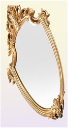 Espejos espejo vintage exquisito maquillaje de baño pared regalos colgantes para mujer suministros decorativos de decoración decorativa1184675