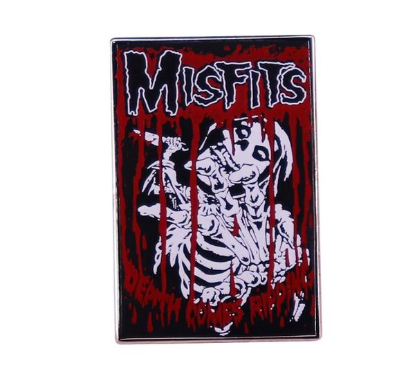 Misfits – broche avec logo de ZOMBIE d'horreur, badge de musique punk, cadeau 2931746