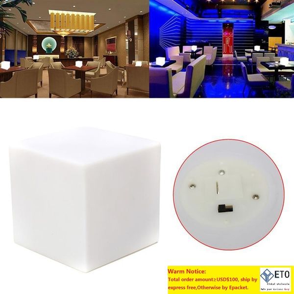 Mising 7 couleurs romantique changeant d'humeur Cubes LED veilleuse lampe lueur Gadget Gizmo lumière décoration de la maison veilleuse