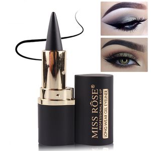 Miss Rose Black Eyeliner Gel Stick Glad Langdurige Waterdichte Ogen Make-up Tool Cosmetica Dames Beauty Eye Liner Pen