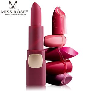 Miss Rose marque mat rouge à lèvres imperméable lèvres hydratant facile à porter maquillage rouge à lèvres brillant rouge à lèvres cosmétique