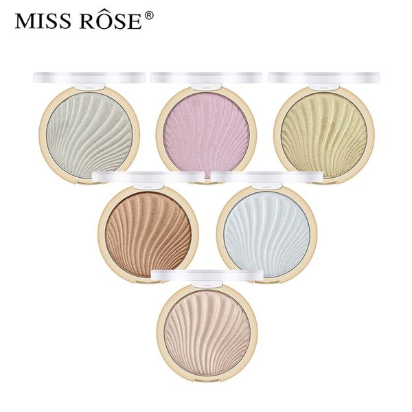 Miss Rose surligneur maquillage poudre scintillante surligneur Palette Base surbrillance Contour du visage bronzant doré