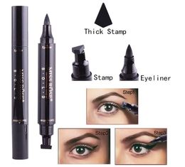 Miss Rose Liquid Eyeliner Potlood Waterdichte Eye Liner Black Color Eye Potlood Stamp Korea Cosmetica Cadeau voor Meisje