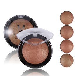 Miss Rose Makeup Brand Bronzer Blush Palette Face Makeup Baked Cheek Color Blusher Professioneel palet van blush