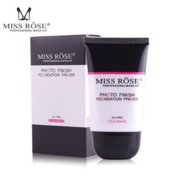 MISS ROSE MAKEUP FOUNDATION Base de imprimación de maquillaje humectante suavizante de poros maquillaje facial transparente Primer1658108