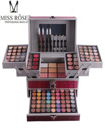 Kit de maquillage Miss Rose ensemble de maquillage professionnel complet boîte cosmétiques pour femmes 190 couleurs dame maquillage Sets7304791