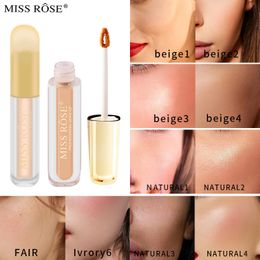 Miss Rose correcteur mat hydratant longue durée Tube rond Beige Pores invisibles naturels cernes cache-cernes