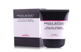 MISS ROSE Po finition fond de teint apprêt pour peau grasse huile lisse durable Base de maquillage du visage professionnel maquillage du visage 6782038