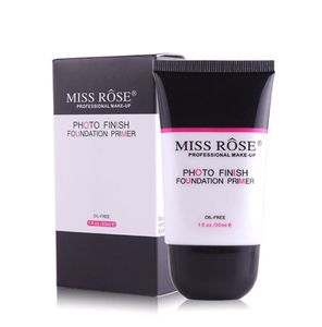 Miss Rose Po Finish Fination Foundation Primer pour l'huile de peau grasse lisse du maquillage du visage durable maquilleur professionnel maquille1224741