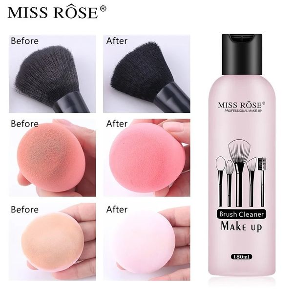 Miss Rose Puff Nettoying Solution Makeup Brush Nettache Professioner Cleaner Blush Tool Nettoyer Remover Rapidement Liquidfor Makeup Brush Brush Cleaning Professional