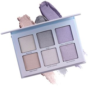 Miss Rose Six Colors Highlighter Concealer Matte Eye Shadow Palette Langdurige gemakkelijk om make-uppoeder te dragen