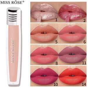 Miss Rose Velvet Matte Lip Gloss 15 kleuren non-stick cup waterdichte lippenstiften lipglazuur