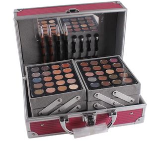 MISS ROSES ensemble de maquillage professionnel boîte en aluminium avec palette de contour fard à paupières blush pour kit cadeau maquilleur MS0042858971