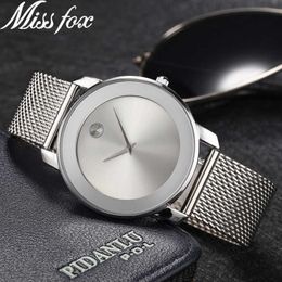 MISS Horloges Voor Vrouwen Elegant Casual Zilver Kleur Dame Horloge Voor Vrouw Luxe Merk Avondjurk Klok Relogio Feminino 210720298U