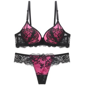 Miss Zia Lenceria dentelle soutien-gorge à armatures et culotte ensemble grande taille sous-vêtements femmes ensemble Lingerie Femme intimes sous-vêtements vêtements de nuit X0526