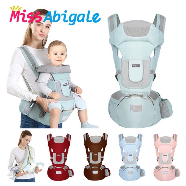 MissAbigale Ergonomique NewBorn Porte-Bébé Infantile Enfants Sac À Dos Hipseat Sling Avant Face Kangourou Bébé Wrap pour Bébé Voyage LJ200915