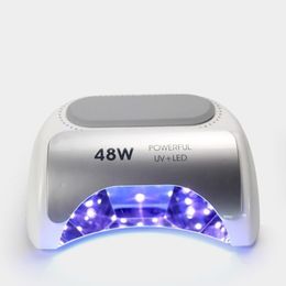 Misscheering 48W inalámbrico LED/UV lámpara de uñas Gel esmalte de uñas secador de luz inalámbrico recargable UV lámpara de manicura